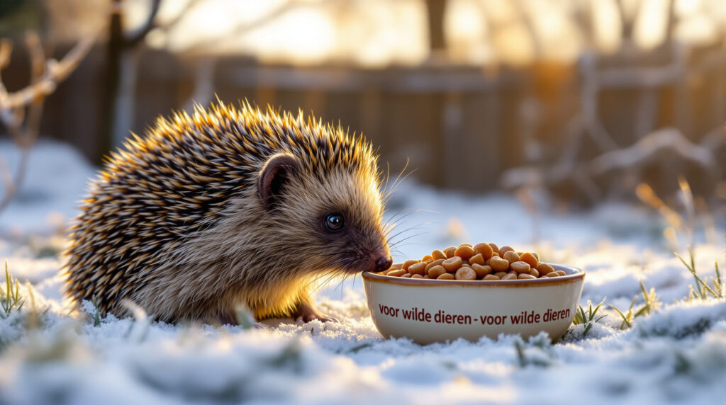 Egels bijvoeren met kattenvoer: welke variant is veilig?