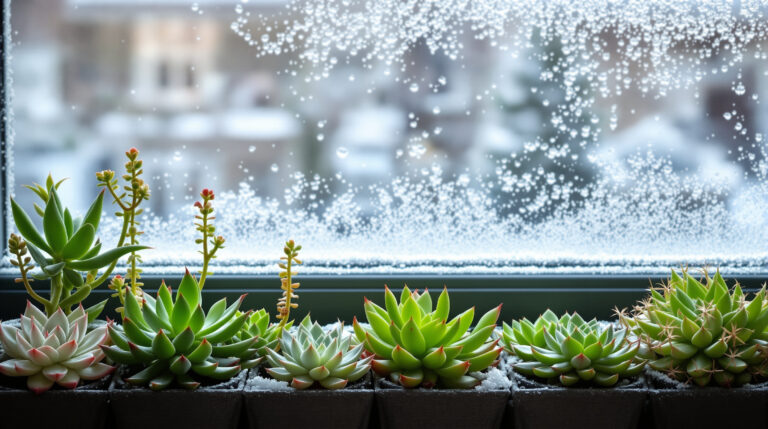 Vetplanten in de winter: waarom ze nu niet op de vensterbank mogen staan