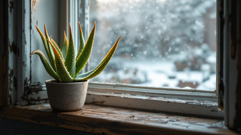 Aloë Vera in de winter: waarom hij bruin wordt en hoe je dat voorkomt