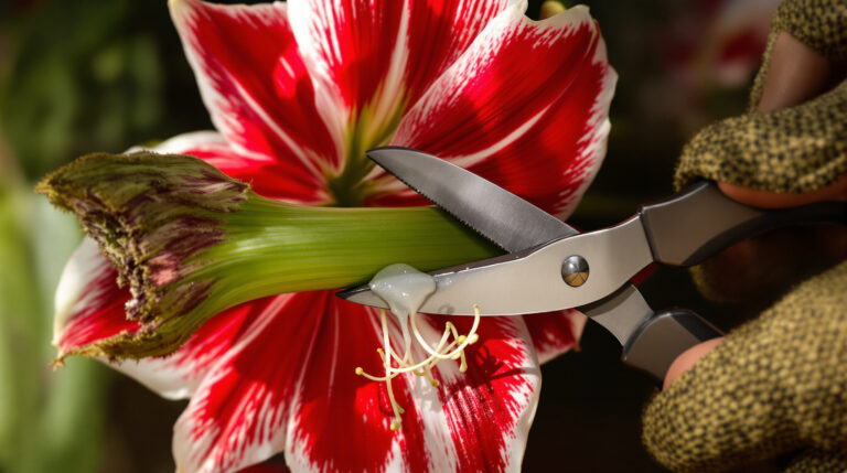 Amaryllis gekocht? Snij de steel nooit recht af: de truc voor wekenlang bloemplezier