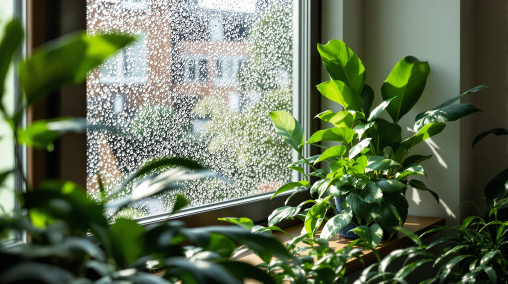 last van condens op je ramen? ontdek welke planten de luchtvochtigheid in huis kunnen verlagen en een frisse, droge sfeer creëren.
