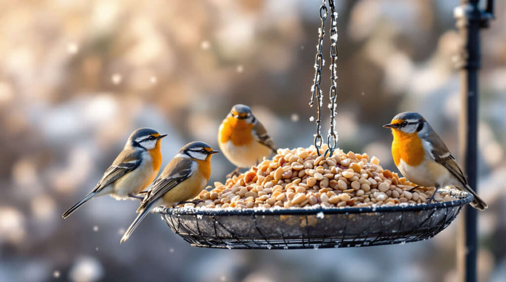 controleer voor vanavond deze voordelige decembertraktatie die je vogelvoeders vult en elke ochtend vogels naar je tuin lokt.