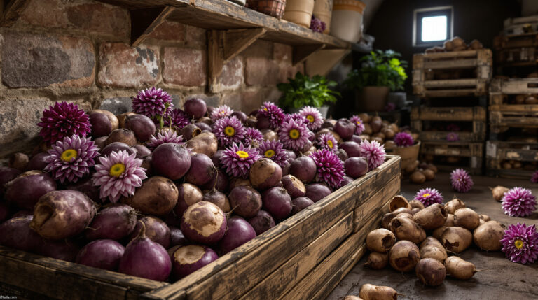 Dahlia-knollen in de opslag: controleer ze vandaag nog op dit gevaar