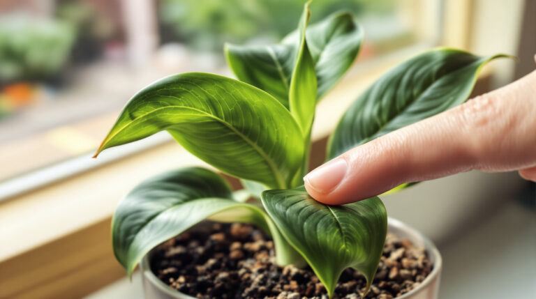 De 10-seconden truc om te zien of je planten water nodig hebben