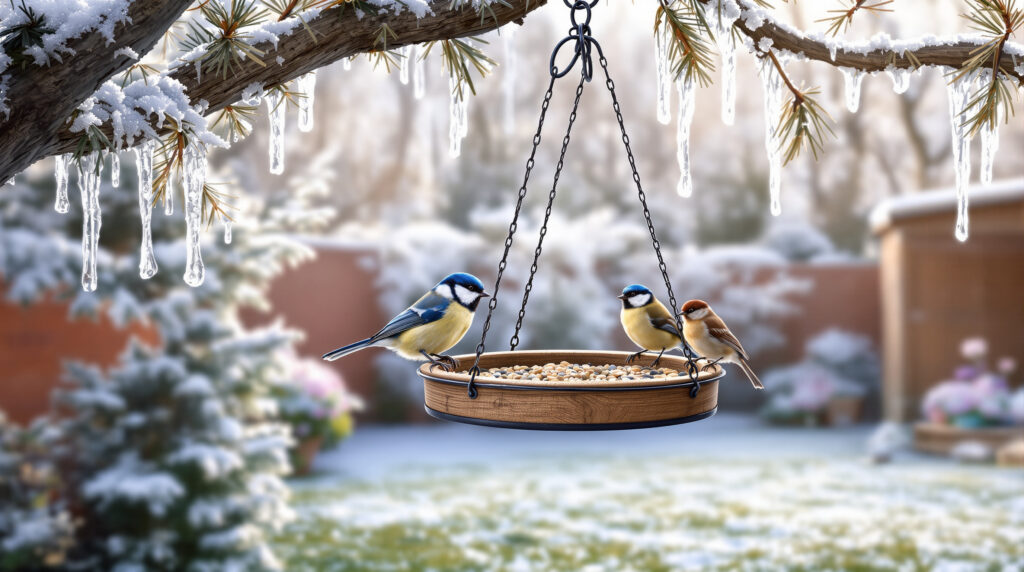 ontdek waarom tuinvogels voornamelijk 's ochtends bij je voerbak te vinden zijn en leer hoe je ze het beste kunt voeren.