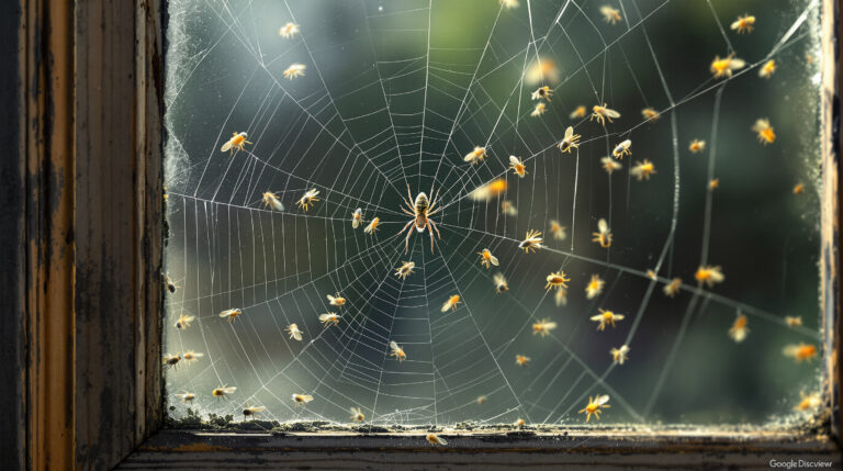 Dode vliegen bij het raam? Waarom je ze beter kunt laten liggen voor de spinnen