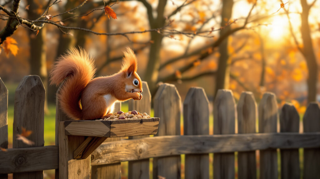 ontdek hoe je eekhoorns in je tuin kunt helpen om de koude wintermaanden door te komen met praktische tips en voedertips.