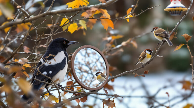 leer hoe je eksters effectief kunt verjagen zonder andere vogels te verstoren met een slimme spiegeltruc. milieuvriendelijk en diervriendelijk!