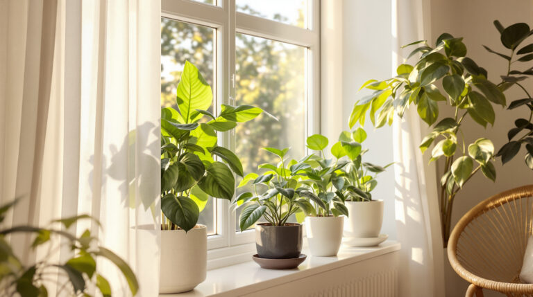 Gaan je planten dood bij het raam? De truc met het gordijn