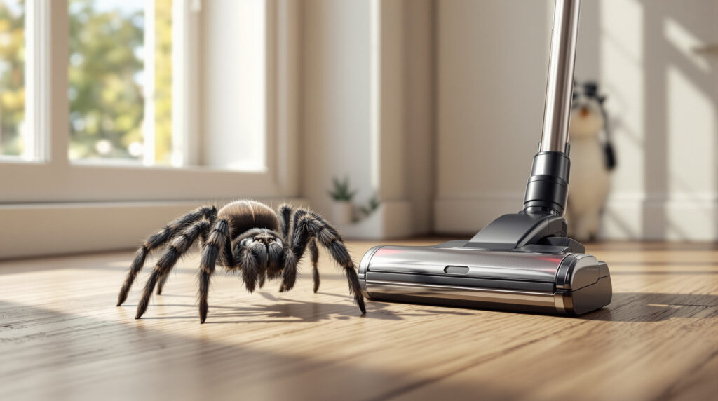 grote spinnen in huis? ontdek waarom de stofzuiger gebruiken de slechtste keuze is en leer betere methoden om van spinnen af te komen.