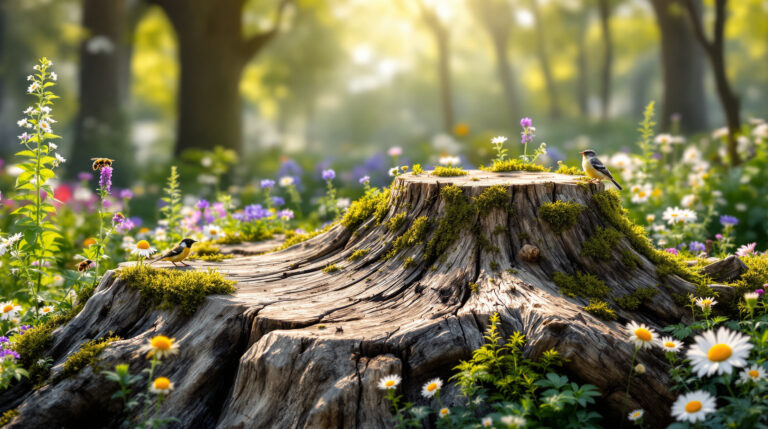 Haal die oude boomstronk niet weg: hij is nuttiger voor je tuin dan je denkt