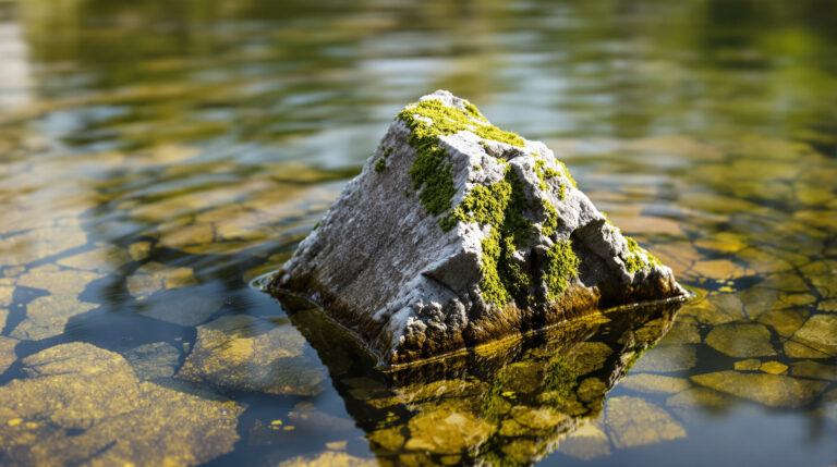 Heb je een vijver? Haal deze steen er direct uit voordat je vissen stikken