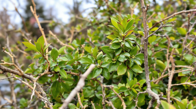 Heester met afgestorven takken: nu snoeien of wachten tot het voorjaar?