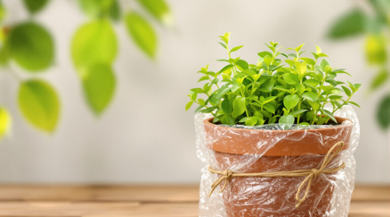 is je potgrond bevroren? ontdek de eenvoudige bubbeltjesplastic-truc voor onderin de pot om bevriezing te voorkomen en je planten gezond te houden.