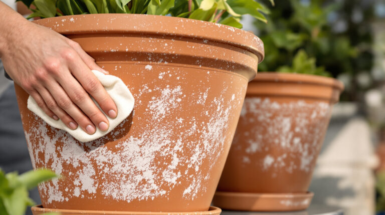 Kalkaanslag op je bloempotten? Het gratis huis-tuin-en-keukenmiddel