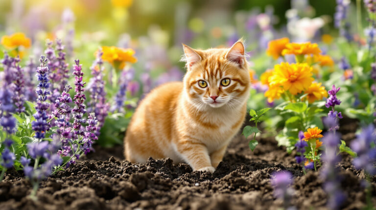 Kattenpoep in je moestuin? 5 planten waar katten een hekel aan hebben (en die nu werken)