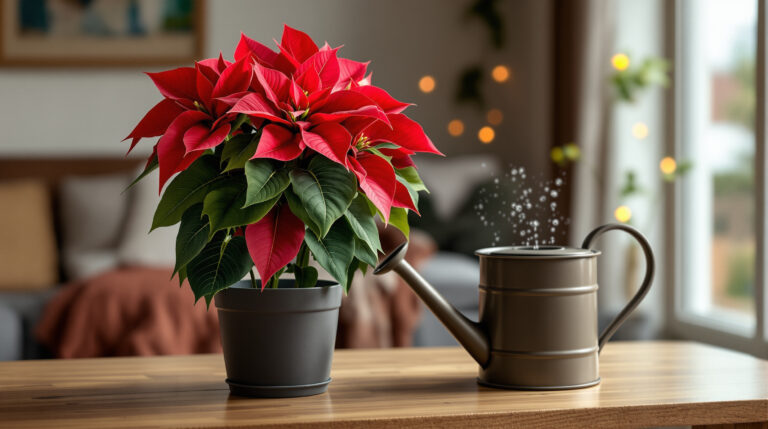 ontdek de juiste manier om je kerstster water te geven, van onderen of van boven, met ons definitieve antwoord voor een gezonde en mooie plant tijdens de kerstperiode.