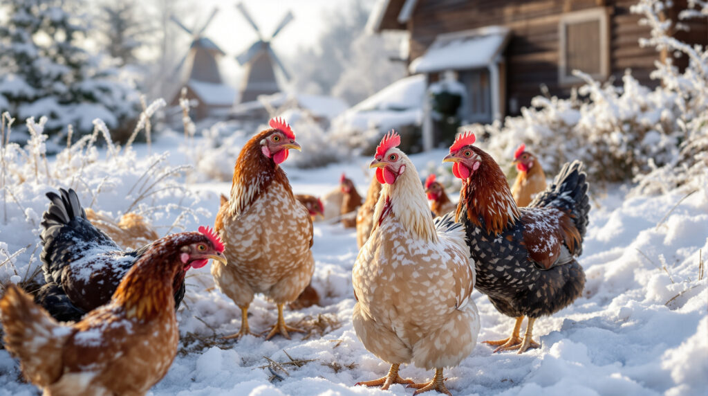 ontdek hoe je bevroren kammen bij kippen in de vrieskou voorkomt met praktische tips voor hun verzorging en bescherming tegen koude temperaturen.