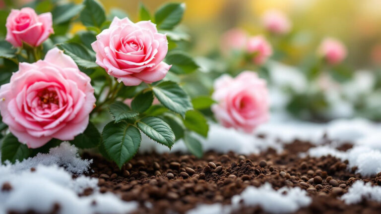 Koffiedik bij je rozen: de winterse boost die zorgt voor een explosie aan bloemen in de lente.