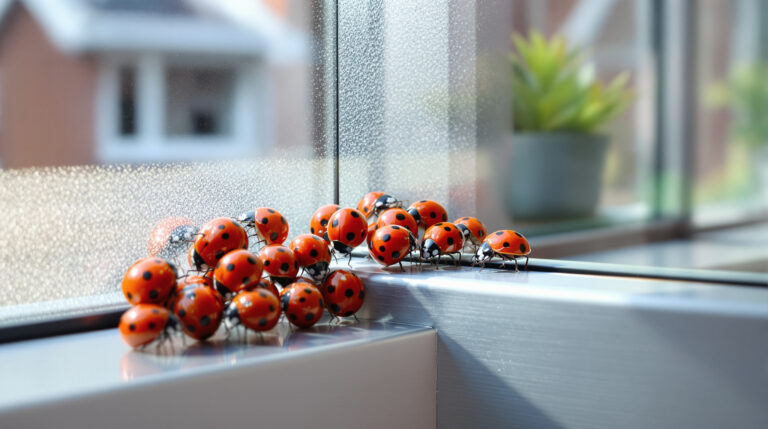 Lieveheersbeestjes in je kozijn? Waarom je ze nu niet naar buiten moet zetten