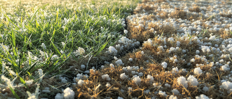 Loop nooit op een bevroren gazon: dit is de blijvende schade