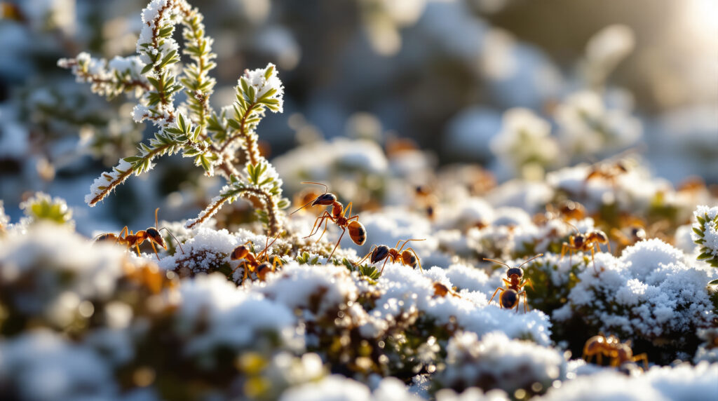 ontdek wat het betekent als je in de winter mieren in huis en tuin ziet en hoe je ze effectief kunt aanpakken om je leefomgeving te beschermen.
