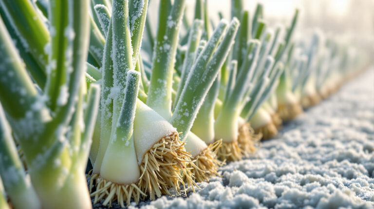 Prei in de vrieskou: waarom je hem nu moet oogsten of beschermen