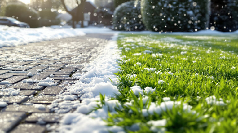 Sneeuwschuiven: waarom je de sneeuw nooit op je gazon moet gooien