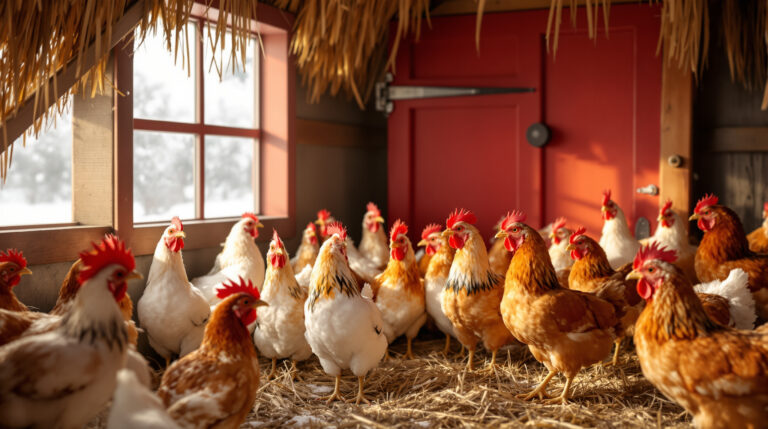 Verveling bij kippen in de winter: zo voorkom je dat ze elkaar pikken