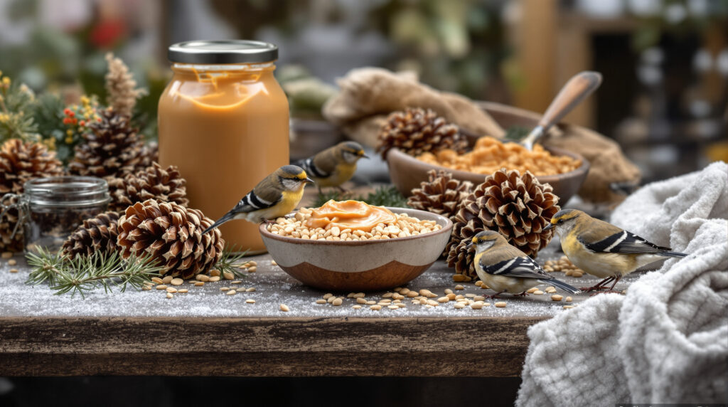 leer hoe je veilig vogelvoer maakt met pindakaas, zonder gevaarlijke toevoegingen. een eenvoudig en natuurlijk recept voor het voeren van vogels.