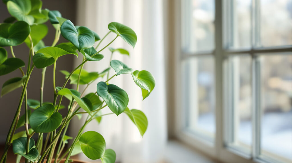 ontdek waarom je pannenkoekenplant in de winter lange, slappe stengels krijgt en leer hoe je dit kunt voorkomen voor een gezonde, mooie plant.