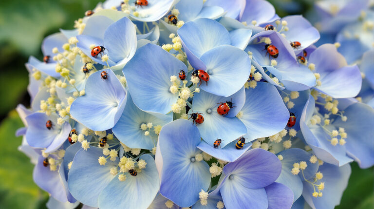 ontdek waarom het laten staan van uitgebloeide hortensia's belangrijk is: ze vormen een essentieel hotel voor insecten en dragen bij aan biodiversiteit.