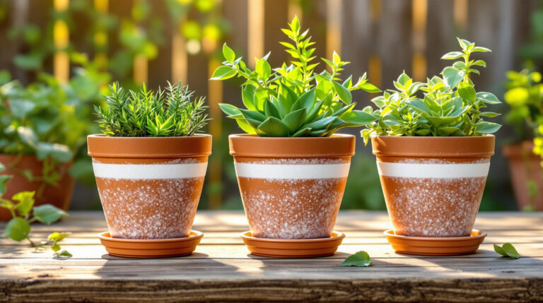 Witte uitslag op je plantenpotten? Het is geen schimmel, maar dit teken van je waterkwaliteit